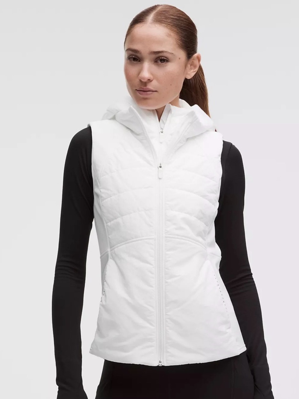 NWT Lululemon Push Your Pace White Vest Size 6